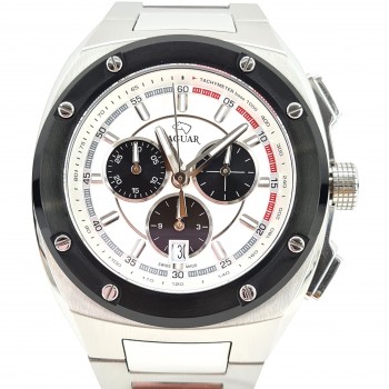 Reloj Jaguar J821/1 Sra. bicolor, esfera blanca