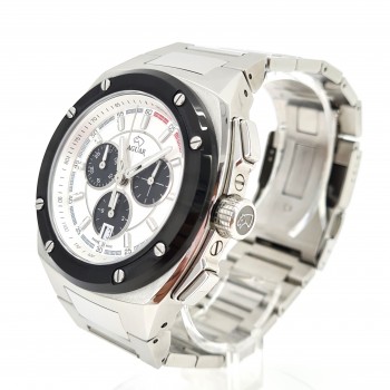 Reloj Jaguar J821/1 Sra. bicolor, esfera blanca