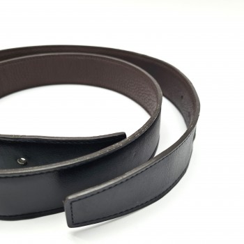 Hebilla de cinturón H & Piel de cinturón reversible 32 mm
