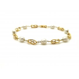 Pulsera Oro de 18 Kt con 7...