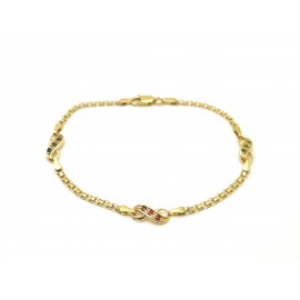 Pulsera Bismark Oro de 18...