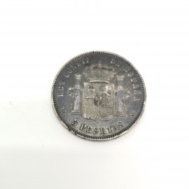 Moneda 5 PESETAS 1890