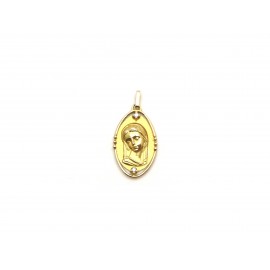 Colgante virgen de Oro 18 K...