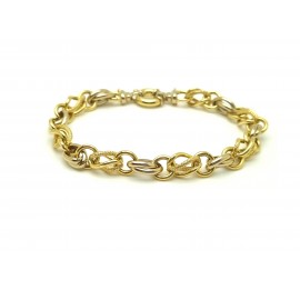 Pulsera Alterna de Oro 18 K...