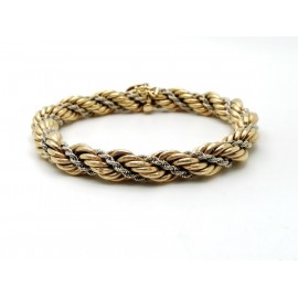 Pulsera bicolor 18 K 29.4...