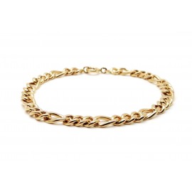 Pulsera de oro alterna 18 K...