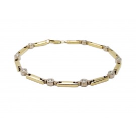 Pulsera de oro 18 K 13.6 GR...