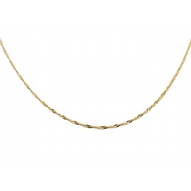 Cadena de Oro singapur 18 K...