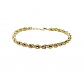 Pulsera de Oro Cordón 18 K...