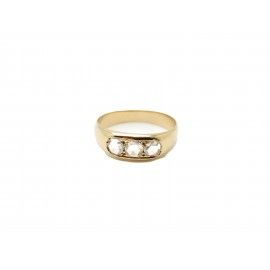 Anillo de oro 18 K 2.8 gr....