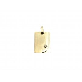 Placa de Oro 18 Kt. 3.4 gr....