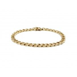 Pulsera de Oro Barbada 18 K...