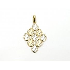 Colgante de Oro Bicolor 18...