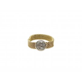 Anillo de Oro Bicolor 18 K...