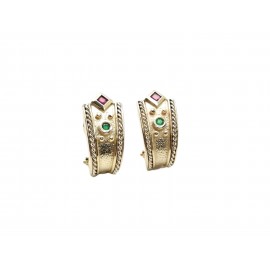 Pendientes de Oro 14 K 9.7...
