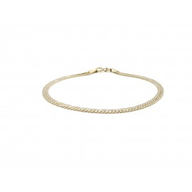 Pulsera de Oro Bicolor 18 K...