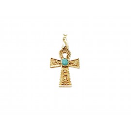 Cruz de Oro 18 Kt. 12.3 gr....