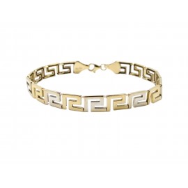 Pulsera de Oro Bicolor 18...