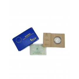 Moneda de Plata 1 ECU-...