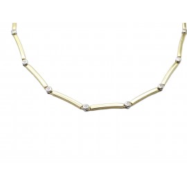 Colar de Oro Bicolor 18...