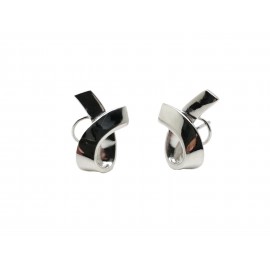 Pendientes de Oro Blanco 18...