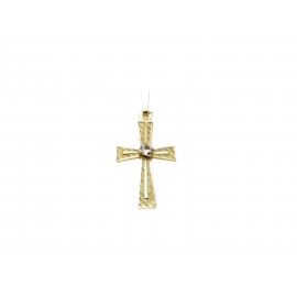 Cruz de Oro texturizado 18...