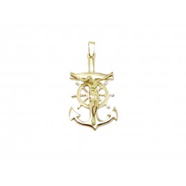 Cruz marinera de Oro 18 Kt....
