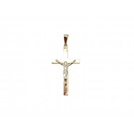 Cruz de Oro Bicolor 18 Kt....