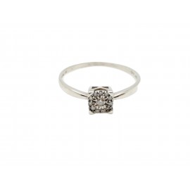 Anillo de Oro Blanco 18 Kt....