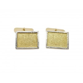 Gemelos de Oro Bicolor 18 K...