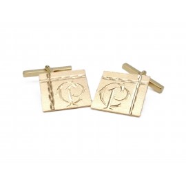 Gemelos de Oro 18 Kt. 7.5...