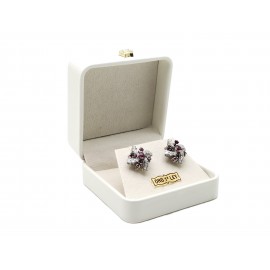 Pendientes de Oro Blanco 18...