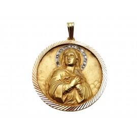 Medalla de Oro Bicolor 18...