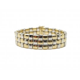 Pulsera de Oro Bicolor 18...
