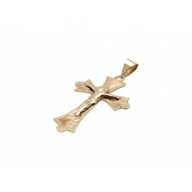 Cruz de Oro Rosa 14 Kt...
