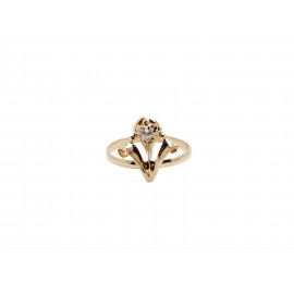 Anillo de Oro Rosa 14 Kt....