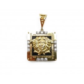 Colgante de Oro Bicolor 18...